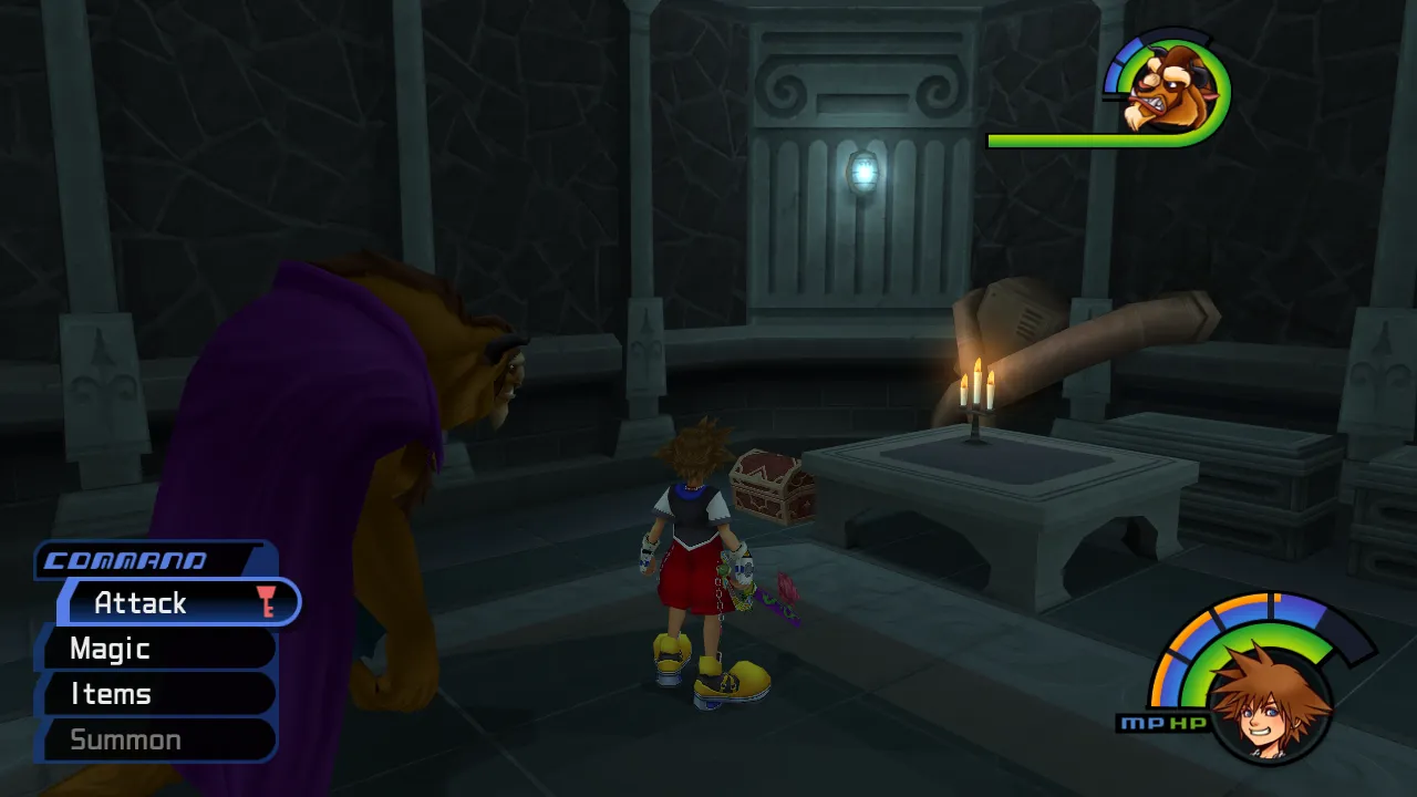 Hollow Bastion Dungeon By Candles Chest